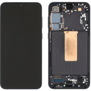 (F) Samsung Galaxy S23+ OLED skærm med ramme (Phantom Black) (Original) - (FJERNLAGER)