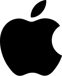 Apple logo black 1
